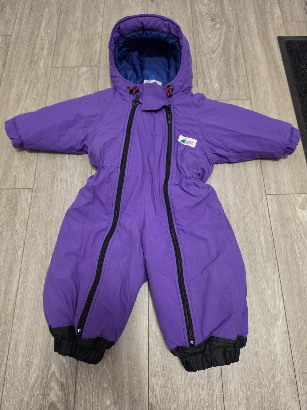 Purple Vintage Mec Hooded Toaster/bunter Infant Snowsuit 2T